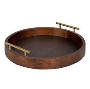 Wholesale VISHAL HANDICRAFT <b>Rustic</b> Farmhouse Large Serving Tray Custom Size Metal Handles Made Mango <b>Wood</b> Kitchen Home - Product Image 3