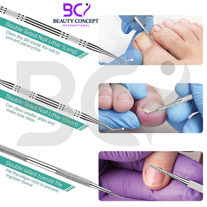 Surgical Stainless Steel Ingrown Toenail <b>Tool</b> <b>Safe</b> Nail Cleaning Treatment Manicure Pedicure <b>Tools</b> Kit Cuticle Pushers - Product Image 5