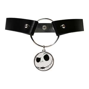 Collares con Colgante de Jack Skellington Personalizables OEM/ODM, Ajustables, de Cuero, con Diseño de Pesadilla Navideña, Precio Directo de Fábrica, a la Moda - Product Image 2