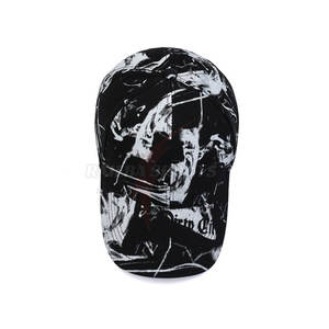 Chapeaux de baseball sportifs à 6 panneaux pour hommes de haute qualité, durables, respirants, imperméables, en tissu, design personnalisé, à motif de lettres, bas quantité minimale de commande - Product Image 2