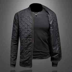 Chaqueta deportiva de otoño 2025 para hombre, chaqueta de alta calidad con cremallera de color sólido para hombre, chaquetas de béisbol universitarias de talla grande para hombre - Product Image 4