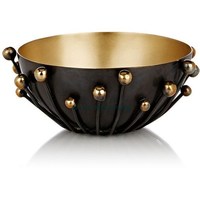 Petits bols à fruits et en-cas en aluminium, forme grenade, dorés, pour miel, chocolat, décoratifs, modernes, de luxe, pour fêtes