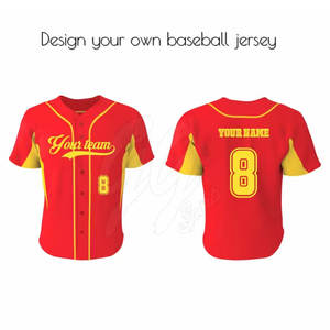Camiseta de béisbol deportiva con impresión de logotipo y nombre de equipo personalizado barato, camiseta de béisbol de talla grande - Product Image 6