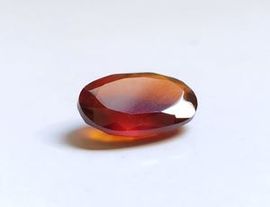 Hermosa calidad fina 100% Natural Hessonite granate facetado Oval piedra preciosa suelta para la fabricación de joyas uso a precios al por mayor a granel - Product Image 3