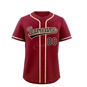 Camiseta de Béisbol Personalizada Unisex |   Poliéster 100% de Alta Calidad |   Ropa Deportiva Transpirable de Secado Rápido con Impresión de Logotipo Personalizado, Uniforme de Equipo - Product Image 1