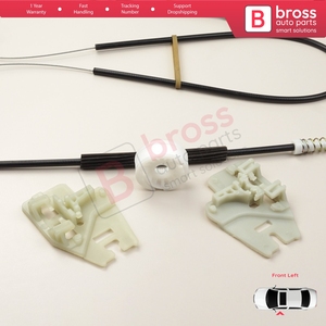 Kit de réparation de lève-vitre BWR282 pour porte avant gauche de la Série 3 E46 1998-2001 4/5 portes pré-lifting 51337020659 - Product Image 4