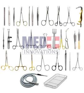 Source d'alimentation manuelle Ensemble d'augmentation mammaire en acier inoxydable de la meilleure qualité 40 Pcs Instruments de chirurgie plastique - Product Image 5