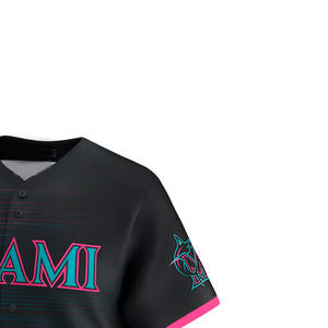 Camisetas de béisbol de poliéster transpirable personalizadas de alta calidad, uniformes deportivos impresos, estilo OEM/ODM, venta al por mayor - Product Image 4