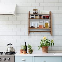 3 Tier Kruidenrek | Keukenopslag | Wandplank | Houten Houder Voor Keuken, Badkamer, Organizer 3 Tier Plank Voor Opslag
