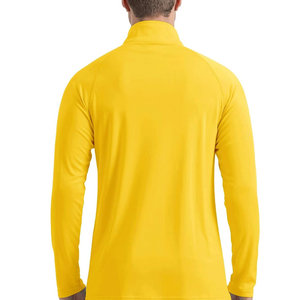 Polos de talla grande para hombre, poliéster, algodón, talla grande, cuarto de cremallera, cuello vuelto, secado rápido, transpirable, logotipo personalizado, polo - Product Image 2