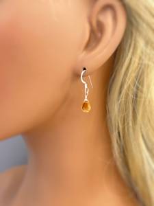 Increíbles Pendientes de Citrino de Alta Calidad, Último Modelo, Plata 925, Piedras Preciosas Originales, Precios Accesibles - Product Image 3