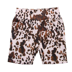 Pantalones cortos de motorista para niños de verano, estilo informal de cintura alta para adolescentes, niños y niñas, estampado transpirable de punto agradable a la piel - Product Image 2