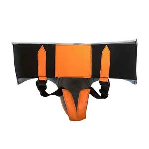 อุปกรณ์ป้องกันขาหนีบหนังแท้และหนัง PU คุณภาพสูงสำหรับนักมวยชาย พร้อมโลโก้แบบกำหนดเอง ขนาดและสีปรับแต่งได้ - Product Image 2