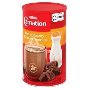 CARNATION <b>Nestle</b> Rich and Creamy <b>Hot</b> <b>Chocolate</b>, 1.7kg/3.7lbs, Canister - Product Image 3