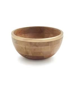 Wooden Salad <b>Bowl</b> <b>Set</b> Food Safe & Sustainable Decorative <b>Bowl</b> Wood <b>Bowl</b> for Fruits & Salads by crescent crafts - Product Image 5