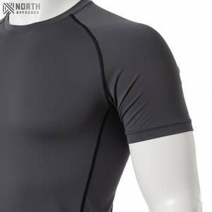 T-shirt pour homme en coton 100% de haute qualité, surdimensionné, lourd, à épaules tombantes, à manches courtes, imprimé, motif jersey - Product Image 6