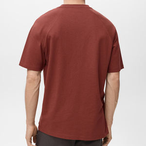 เสื้อยืดครอปไหล่ทรงหลวมสำหรับผู้ชายโอเวอร์ไซส์ไซส์ไซส์เลกซ์280กรัมออกแบบปักลายได้ตามต้องการ - Product Image 6