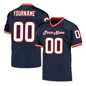 Venta caliente personalizado de secado rápido con cuello en V Full Printed Jersey Hip Hop de gran tamaño Boxy Men Wear Football And Hockey Wear Jersey - Product Image 2