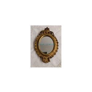 Miroir mural suspendu moderne en laiton rustique antique fabriqué à la main Restaurant et miroir mural décoratif de chambre à coucher intérieure de luxe pour la maison - Product Image 1