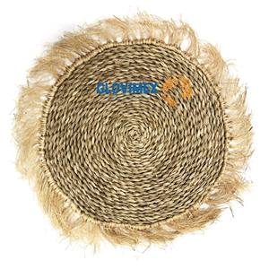 Vietrustic Certified Supplier Traditional Anti-Slip Seagrass Dinnerware Serving Placemat Set for Home Wedding Plate Serving - Product Image 5