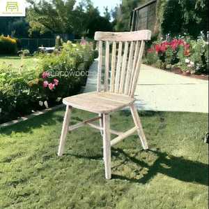 คุณภาพสูงโมเดิร์นกลางแจ้งเก้าอี้ไม้ร้านกาแฟเฟอร์นิเจอร์ร้านอาหารโมเดิร์นเก้าอี้ไม้ - Product Image 3