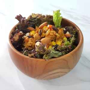 Tazón para Servir Ensaladas de Madera de Acacia Sostenible, Ideal para Fiestas, para Comida, Sopa, Frutas, Cereales y Granos - Product Image 4