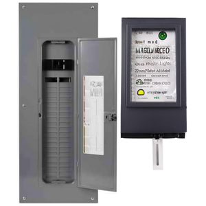 Indicateur lumineux pilote 22 mm en plastique/métal transparent 220 V - Product Image 2