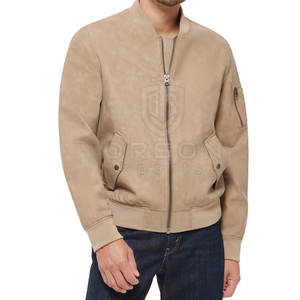 Chaqueta de piel de vaca para hombre, de manga larga de alta calidad con cuello levantado, Diseña tu propio estilo de moda para el invierno - Product Image 1