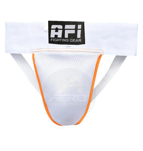 Protector de caja de protección abdominal de cuero Premium para Muay Thai Cricket y Hockey caja de ingle con protección de copa para niños adultos - Product Image 2