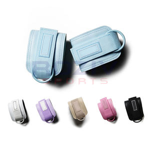 Sangle de cheville réglable antidérapante de haute qualité avec logo personnalisé, écologique, pour machine à câbles, en néoprène, respirante et élastique - Product Image 5