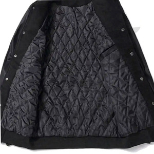 Calidad personalizada mangas de cuero de lana chaqueta Letterman logotipo bordado personalizado hombres y mujeres versity Letterman chaquetas - Product Image 6