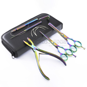 Wholesale High-Quality Hair Scissors - Professional Shears & Stainless Steel <b>Barber</b> Scissors Cutting <b>Set</b> - Product Image 5