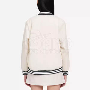 Chaqueta Universitaria de Punto Satinado con Logotipo Personalizado, Superventas, 100% Algodón, Invierno, Alta Calidad - Product Image 2