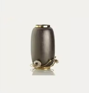 Luxe Premium Métal Fleur Vase Classique Moderne Design Maison Décoratif Table Top pour Salon Mariages Multi Décor-Vente en Gros - Product Image 2