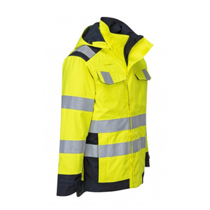 Chaqueta de Seguridad Reflectante de Alta Visibilidad, Impermeable, Fluorescente, ANSI Clase 2, Uniforme para Construcción, Electricistas, Uso Industrial - Product Image 3