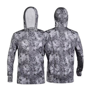 Camiseta de pesca hecha en fábrica, ropa para deportes al aire libre, Sudadera con capucha de pesca de manga larga personalizada a la venta - Product Image 5