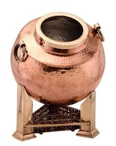 จานอุ่นอาหารสแตนเลสสำหรับโรงแรมและร้านอาหารจานร้อนออกแบบใหม่ล่าสุดสีทอง - Product Image 2