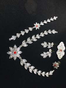 2024 Best Buy Ready Ship 24K plaqué or Style Vintage cuivre mode africaine ensemble fabricant indien inspiré Comores Mayotte - Product Image 4