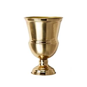 แจกันโลหะสีทองหรูหราพร้อมกระจกสำเร็จรูปเหมาะสำหรับตกแต่งบ้านร้านอาหารและโรงแรมที่มีสไตล์ - Product Image 2