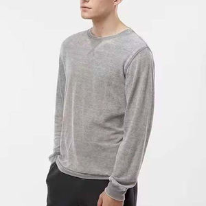 Meilleur prix OEM du fabricant Sweat-shirt à séchage rapide pour hommes, délavé à l'acide, tissu polaire imprimé en hiver fabriqué en usine - Product Image 3