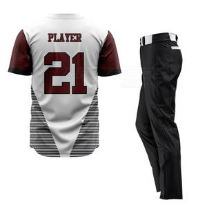 Baseball Uniform Factory Custom Jersey <b>and</b> Pants Set <b>Manufacturer</b> for Teams - Product Image 3