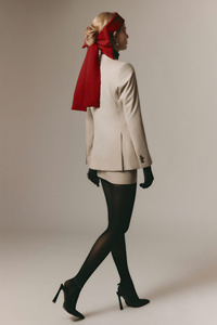 Blazer elegante Viva para mujer, alta calidad, ODM, un solo botón, decoración de cristal bordada, Material tejido de lana no tejido - Product Image 4