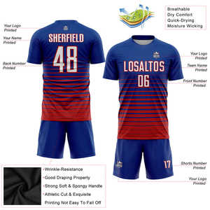 Paquetes de uniformes de fútbol personalizados a granel, ropa deportiva de calidad, proveedor de camisetas de fútbol transpirables para clubes juveniles, universidades y ligas - Product Image 5