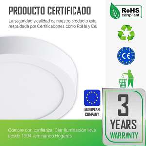 20W Superficie <b>Round</b> <b>LED</b> Downlight Flex Sheet Panel <b>Light</b> - Product Image 2
