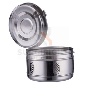 Tambor de acero inoxidable de alta calidad para instrumentos quirúrgicos manuales, esterilización médica por instrumentos Surgiright - Product Image 1