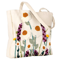 Sac fourre-tout en toile écologique résistant à l'eau, réutilisable, design tendance, fermeture éclair, broderie, logo personnalisé imprimé, chaînes – Grande Vente