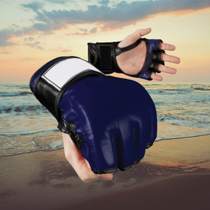 Gants de MMA en cuir léger de haute qualité, fabriqués par un fabricant professionnel, respirants et absorbant l'humidité pour la boxe - Product Image 2