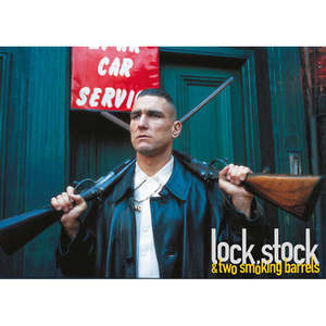 Affiche de style moderne 'Lock Stock & Two Smoking Barrels' pour décoration murale - Product Image 1