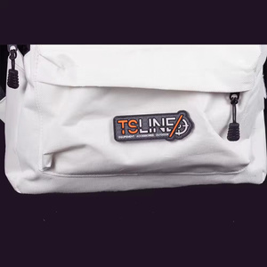 Patchs en caoutchouc PVC, couleur personnalisée, écologiques, design en relief 3D en forme de cœur et d'alphabet pour sacs, vestes, jeans, bricolage - Product Image 2