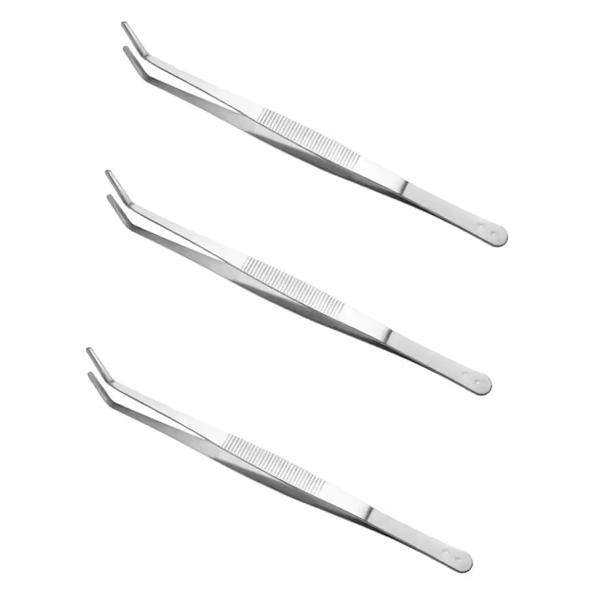 Dentallabor 3-teilig Edelstahl Mundspiegel Pinzette Zahnstoßstoolsets Dentalwerkzeuge Untersuchungs-Set 3 Pecs mit hoher Qualität